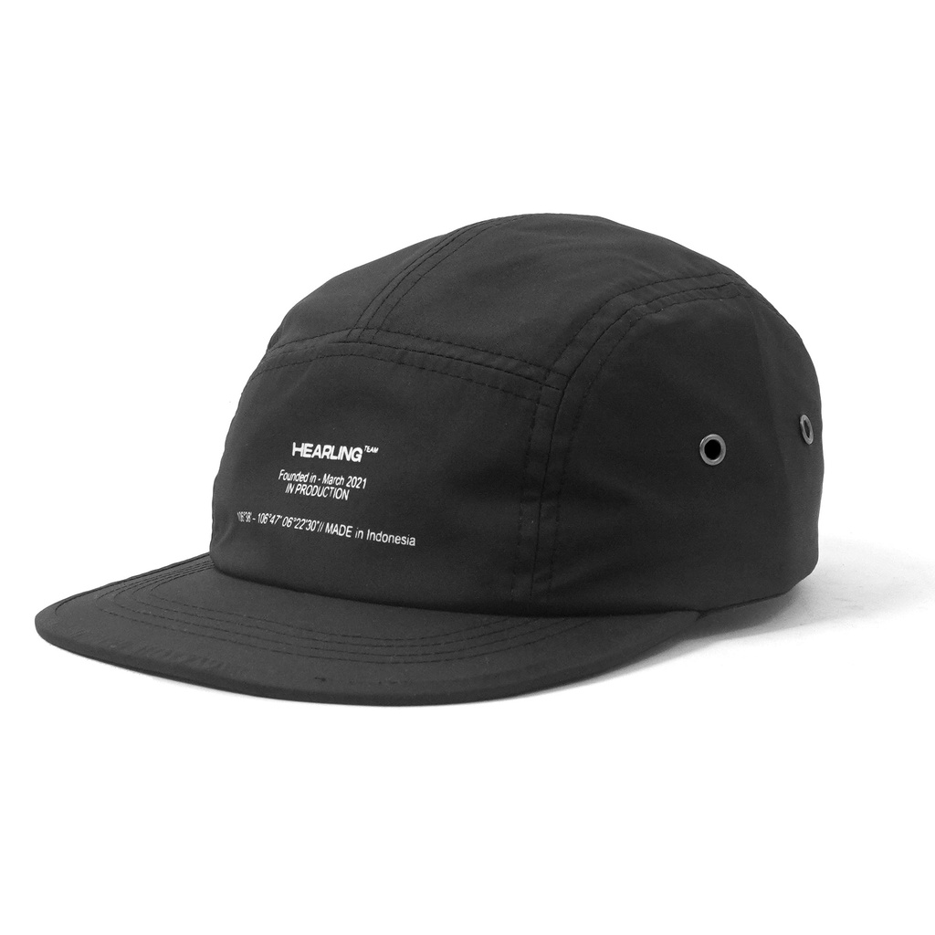 FIVEPANEL| LOCATION Waterproof Black | HEARLINGSTATES