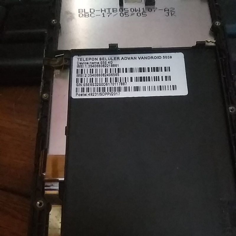 Lcd advan S5E 4G original