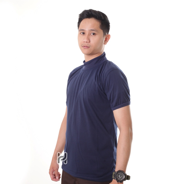 Polos Kaos Security Satpam Kerah Tinggi Kaos Polisi Terbaru Polos Kerah Pendek Warna NAVY CREAM PUTIH ARMY HITAM COKELAT