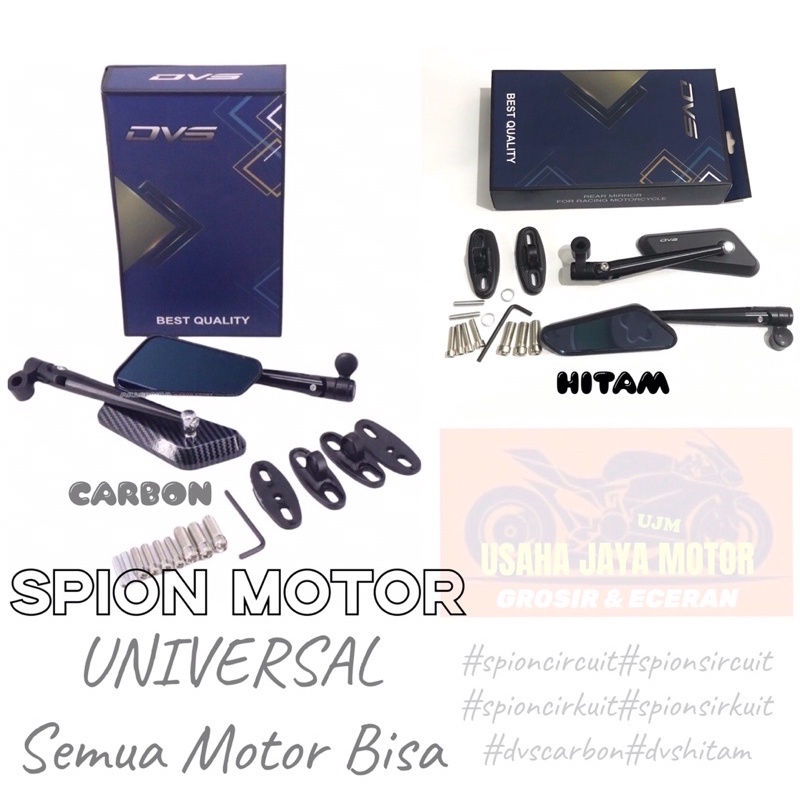 Spion Circuit DVS Karbon Spion Sircuit Model Rizoma Karbon  Universal Nmax,Pcx,Adv,Xmax,Aerox,Vario,Mio,Vixion,R15,Cbr150r,Ninja Dll