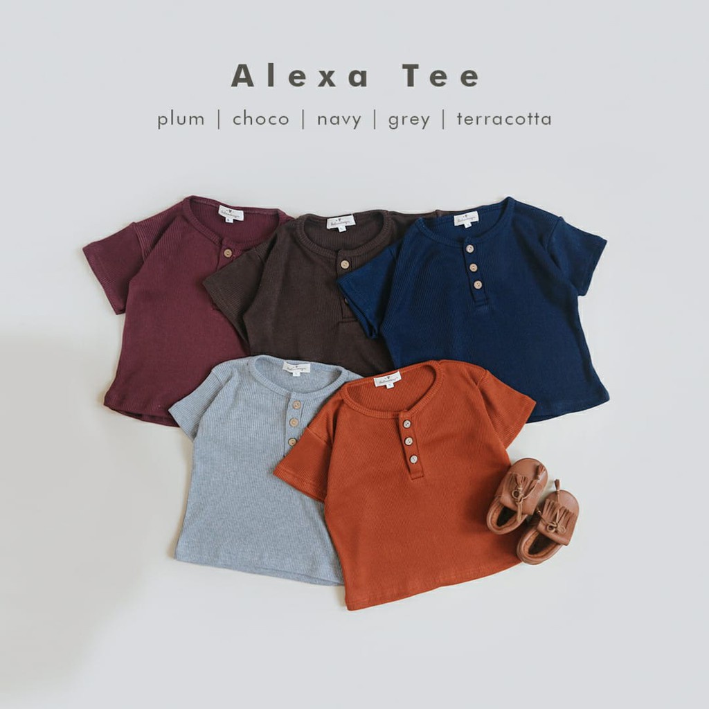 Alexa Tee Kaos Anak Unisex - Baju Anak Earth Tone Series Beeboodesign