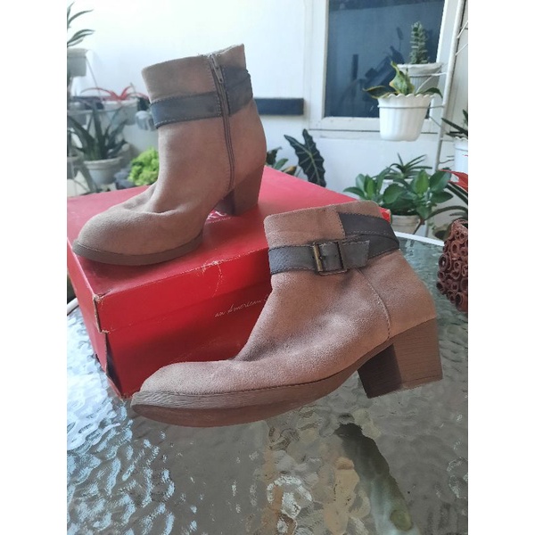 Preloved Second Bekas Sepatu Boots Wanita Kulit Asli Dexter Payless