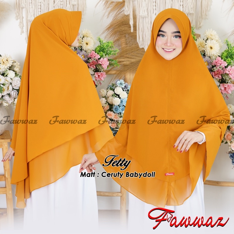 Fetty Khimar Pet by fawwaz hijab kerudung
