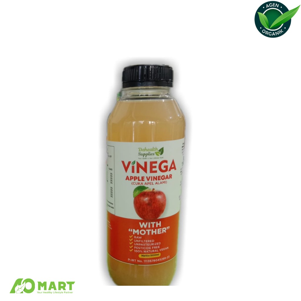 

Finega Cuka Apel Dehealth Supplies/ Apple Vinegar 500ml