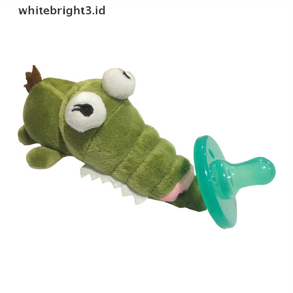 (whitebright3.id) Empeng / Dot Silikon Aksen Boneka Plush Jerapah BPA Free Untuk Bayi