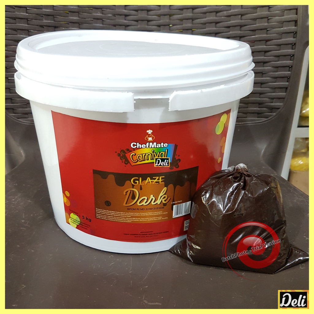 

Chefmate Carnival Glaze Dark Chocolate Selai Coklat Repack (250gr, 500gr)