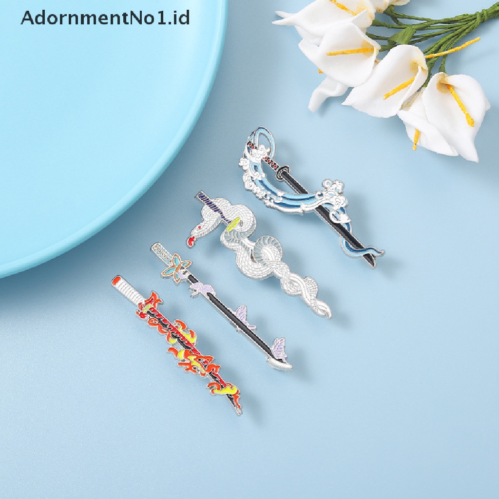 (AdornmentNo1) Bros / Pin Enamel Motif Anime Demon Slayer Api Untuk Aksesoris Pakaian / Tas