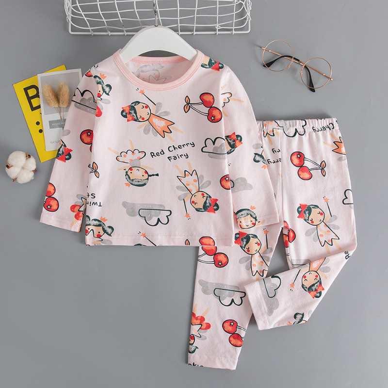 Piama Anak Perempuan Gambar Peri / Baju Rumah Anak Perempuan 2092#30