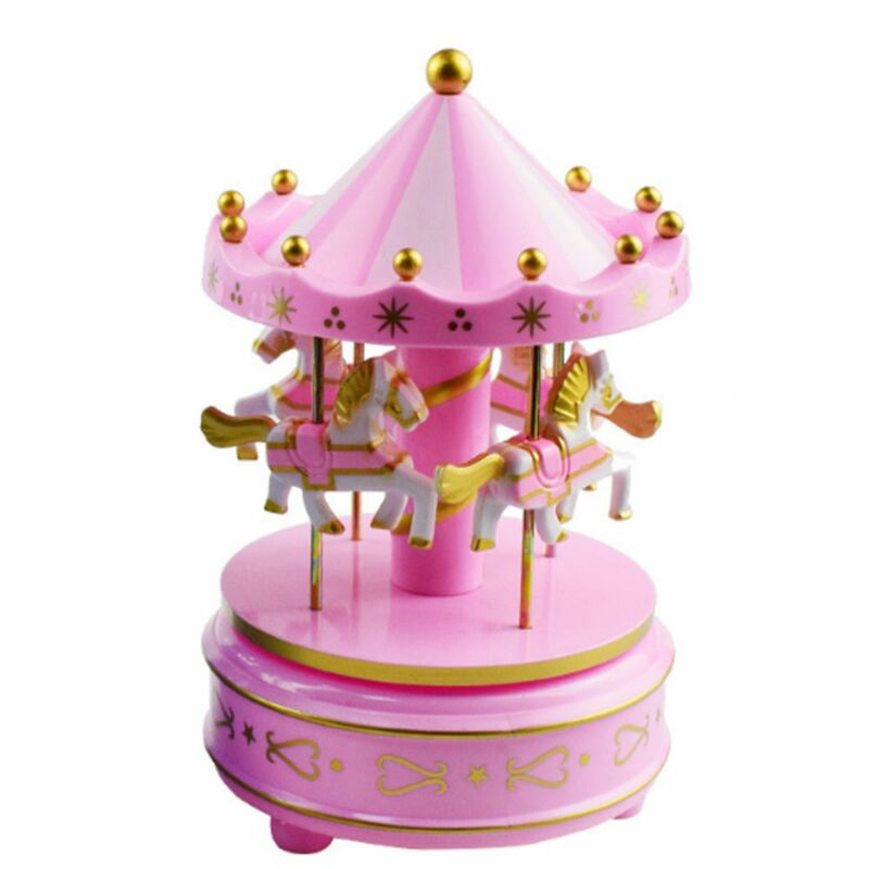 Kotak Musik Merry Go Round Musical Box Carousel HD-YYH