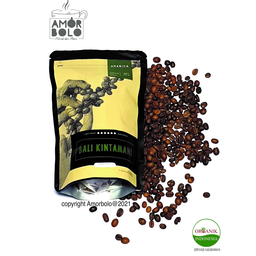 

Kopi Organik Roasted Beans Organik Kopi Arabika Bali Kintamani