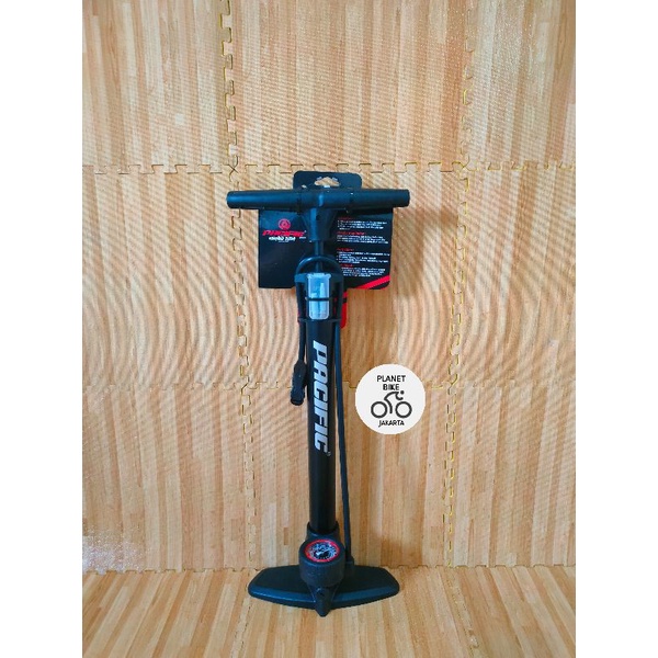 Pompa Angin Pompa Ban Sepeda Pacific J807 /J-807 Ada Tabung Meteran Original Pacific