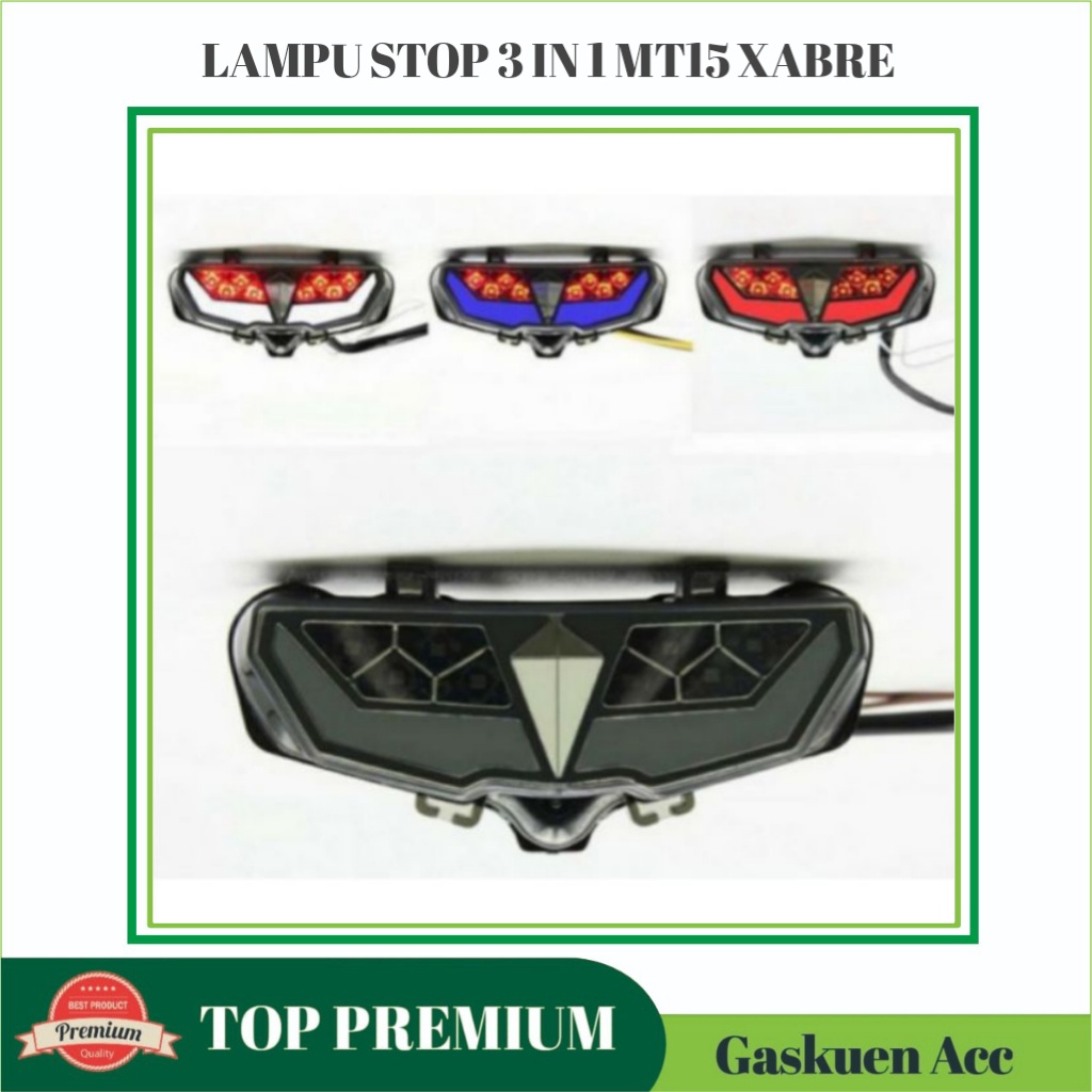 Lampu Stop Stoplamp Motor Xabre Vixion R LED 3in1