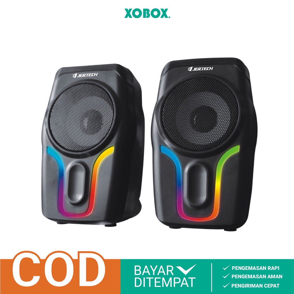 Speker Aktif Teana Audio Wired Speaker RGB Controller Jertech S5 -XOBOX