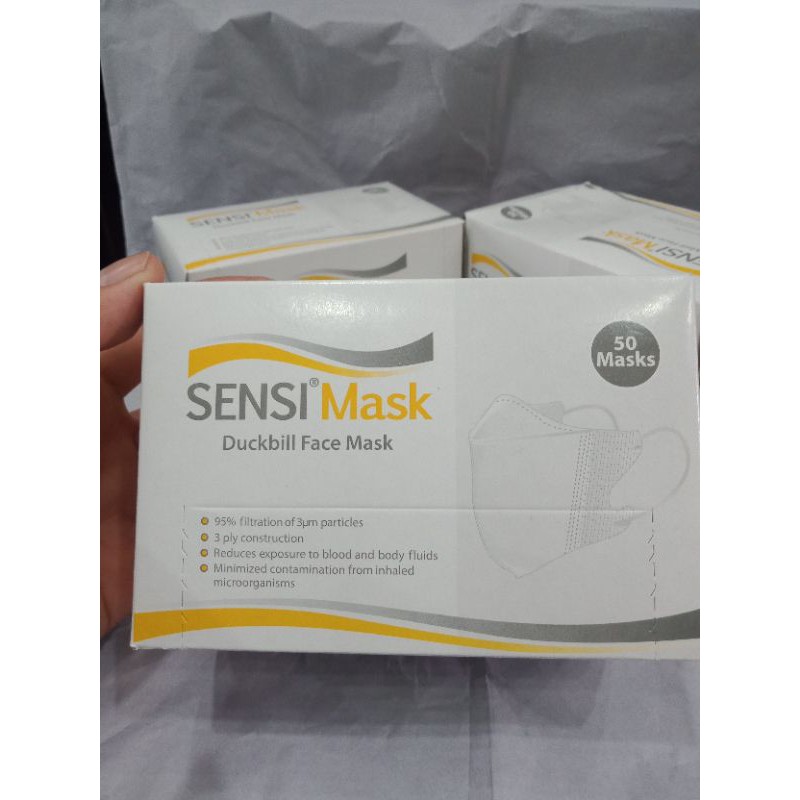 Masker Sensi Duckbill isi 50 pcs / Masker Duckbill