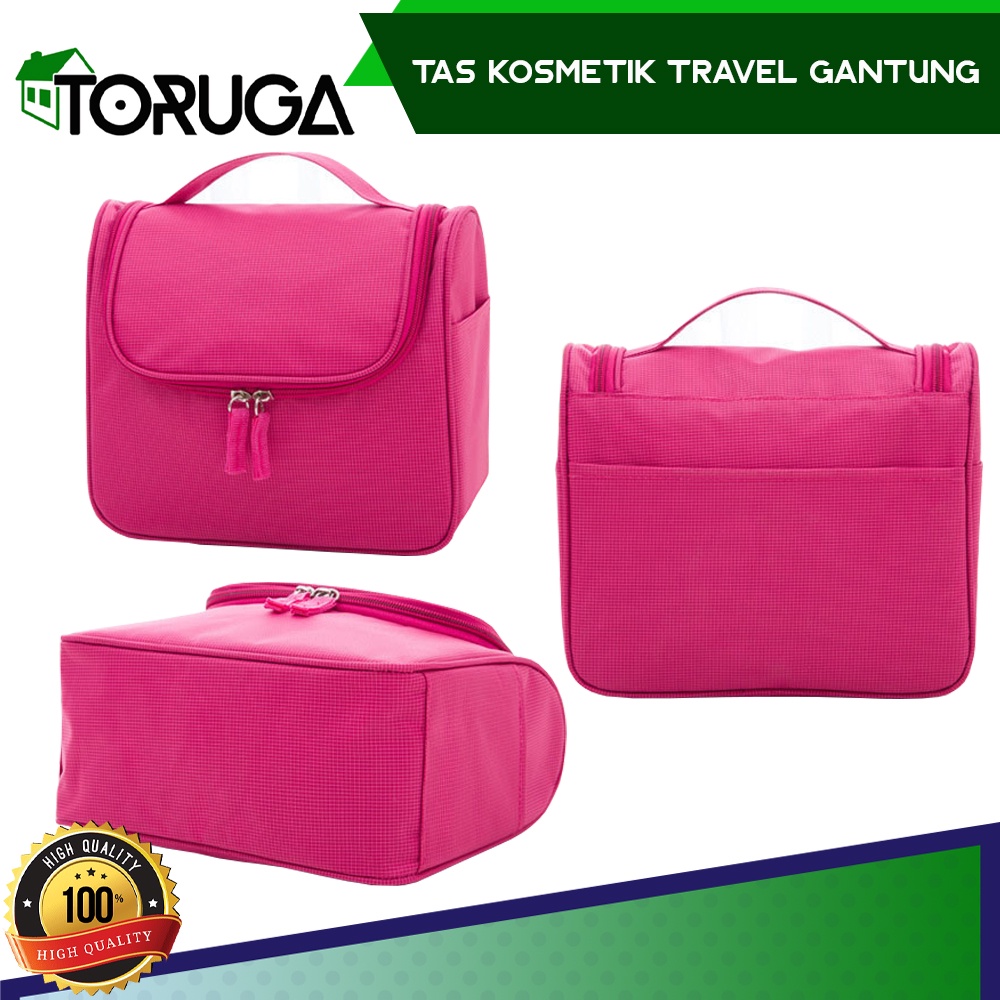 New Korean Toiletries Bag Travel - Tas Dompet Kosmetik Makeup Gantung