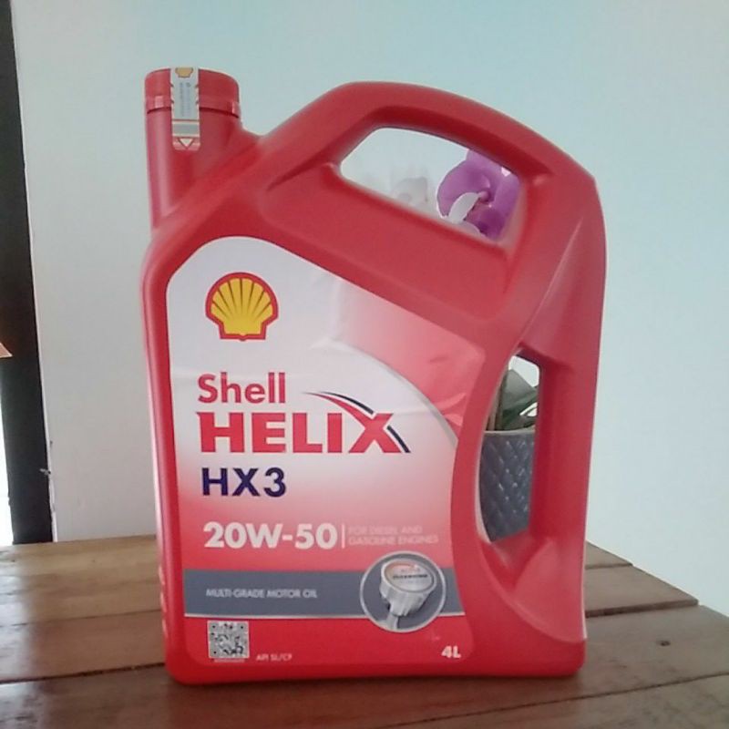 SHELL HELIX HX3 OLI MESIN MOBIL BENSIN DAN DIESEL