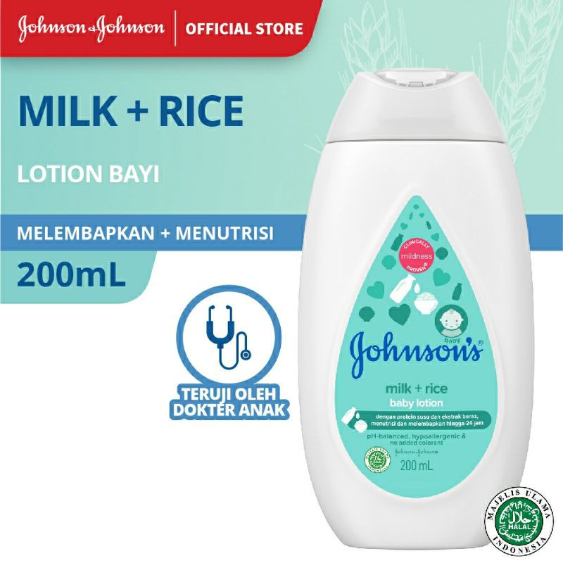 Johnson’s Milk &amp; Rice Lotion 200 ml