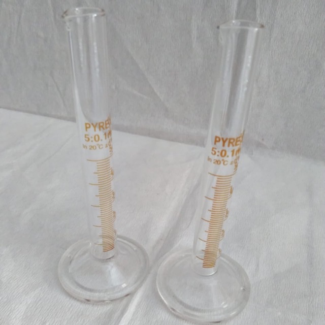 GELAS UKUR PYREX 5 ML/GELAS UKUR 5 ML /GELAS UKUR KACA/KACA/ALAT LABORATORIUM