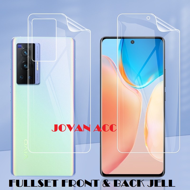 VIVO X80 5G X80 PRO X70 PRO ANTI GORES HYDROGEL FULLSET LAYAR DAN BODY BELAKANG LAYAR DAN SKIN GARSKIN VIVO X70 PRO VIVO X80 PRO