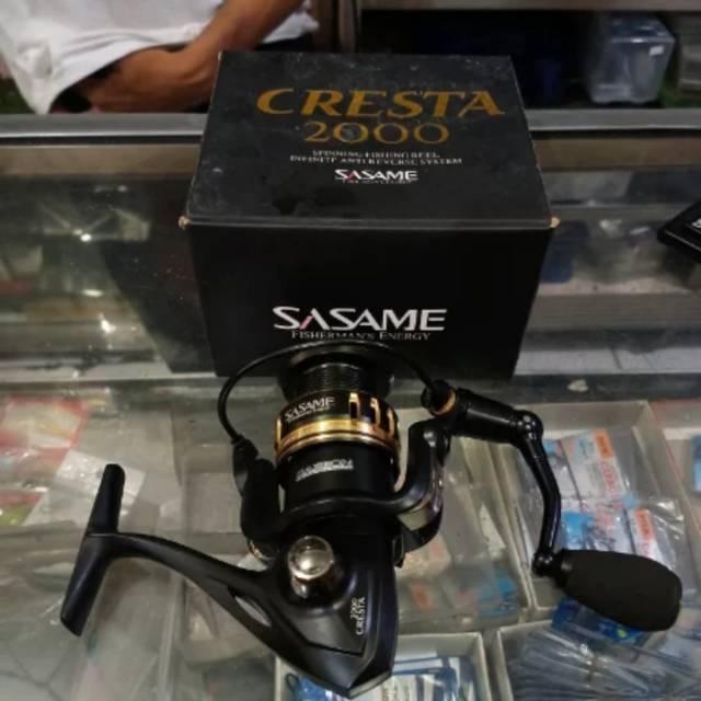 Reel sasame cresta 2000 power handle body full metal