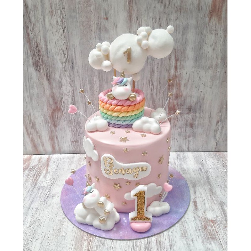 

Unicorn Cake Custom Kue