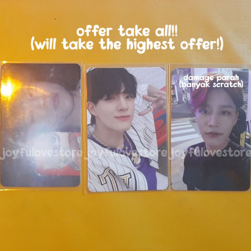 NCT Dream JENO Photocard (PC Mixtape Jeno Flash & Selca Digipack Beatbox)