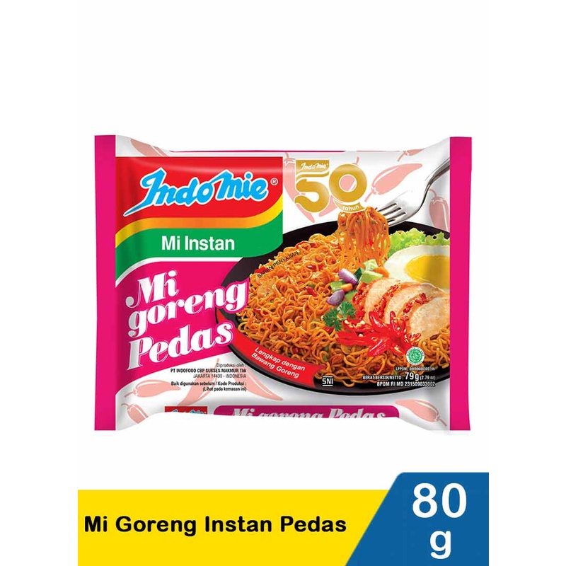 INDOMIE GORENG PEDAS MIE GORENG PEDAS INDOMIE MIE INSTAN