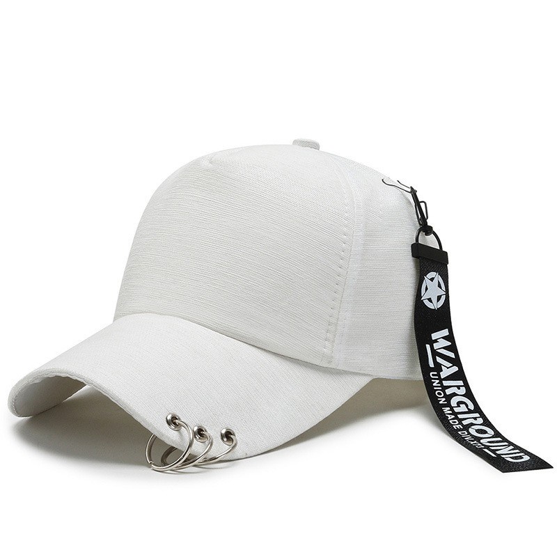 Topi baseball Korea streamer hip-hop Topi Untuk Wanita visor Topi casual Liar hipster street cap Untuk Pria Topi