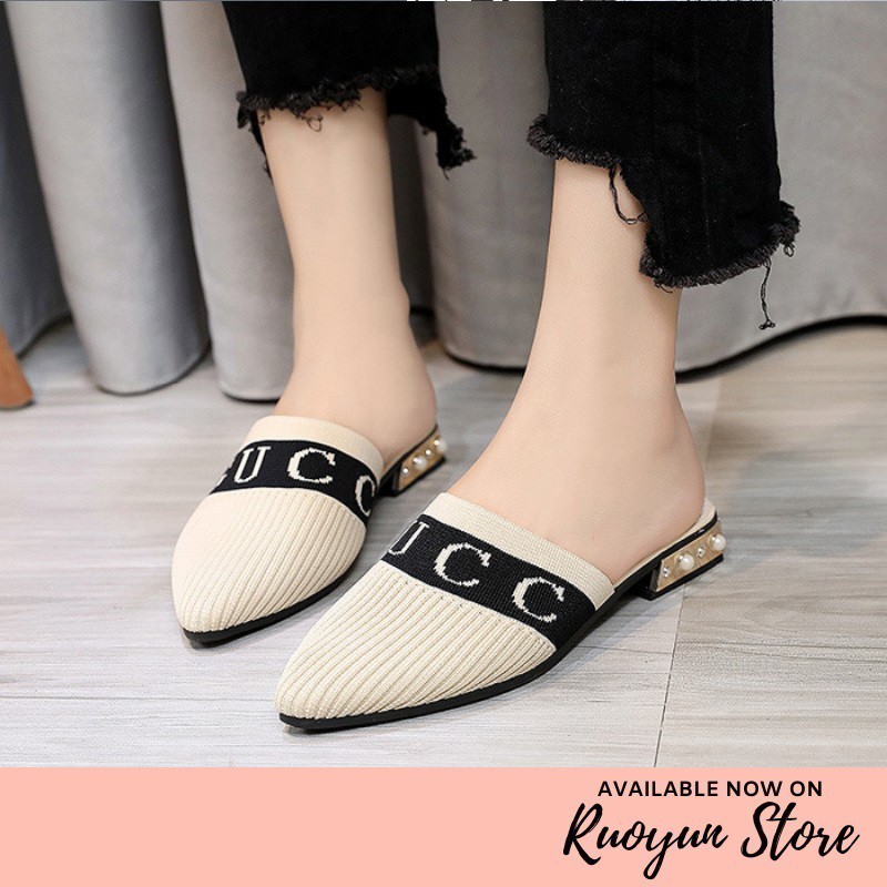 RYX - Granty Mules Sepatu Slip On Casual Sehari Hari - Ori Import