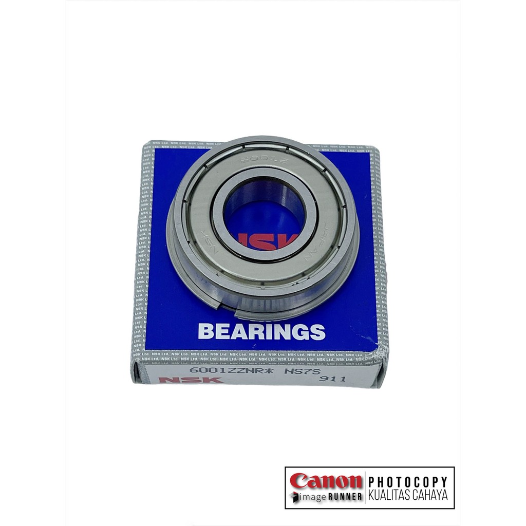 Bearing Lower Mesin Fotokopi Canon IR 6570/5075 IRA 6075/6275 NSK 6001ZZNR Jepang