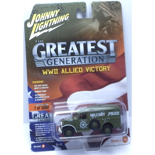 Johnny Lightning  1/64 The Greatest Generation WWII - Dodge WC54