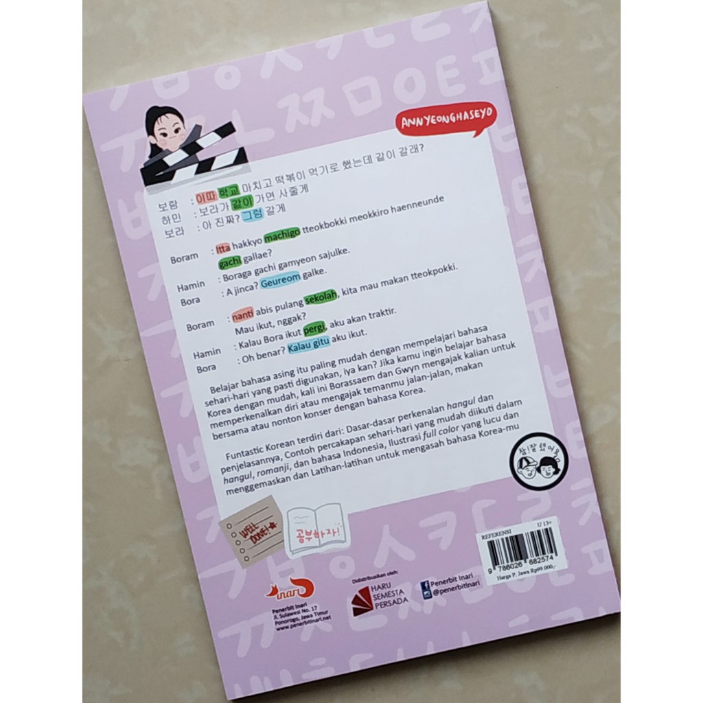 Buku Belajar Bahasa Korea Funtastic Korean By Borassaem Dan Gwyn Shopee Indonesia