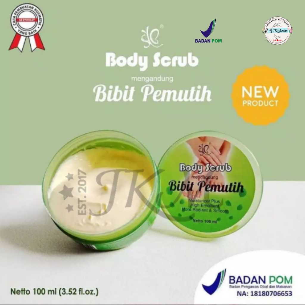 [BPOM] BODY SCRUB BIBIT PEMUTIH BODY SCRUB BPOM LULUR BIBIT