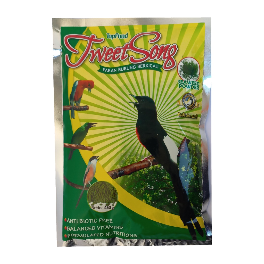 Pakan Burung TweetSong Rumput Laut