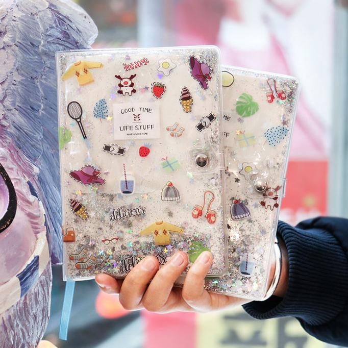 

BUKU AGENDA SAMPUL PLASTIK GLITTER