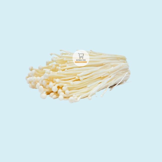 Jamur Enoki Henoki Mushroom Fresh 100 gram