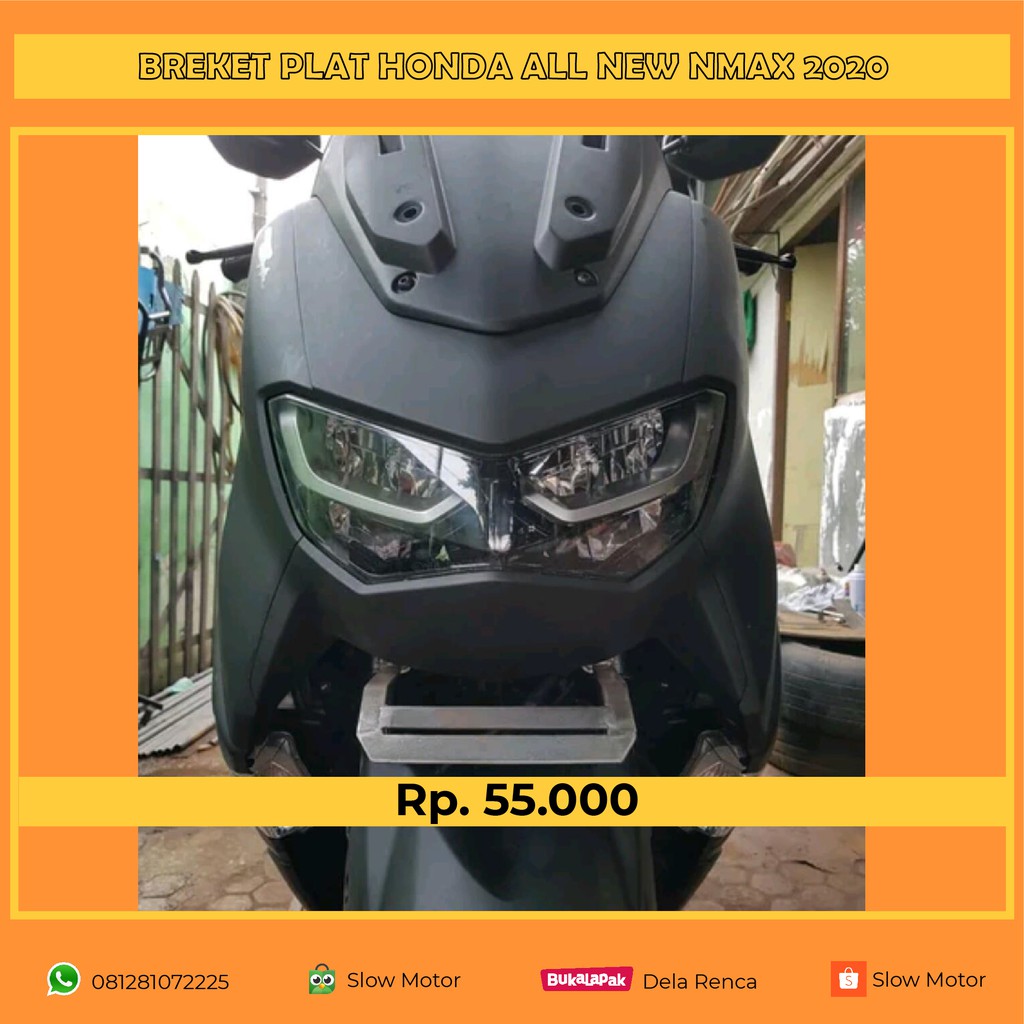 Jual Breket Plat no NMAX ALL New 2020 / Breket Plat depan Nmax / Breket