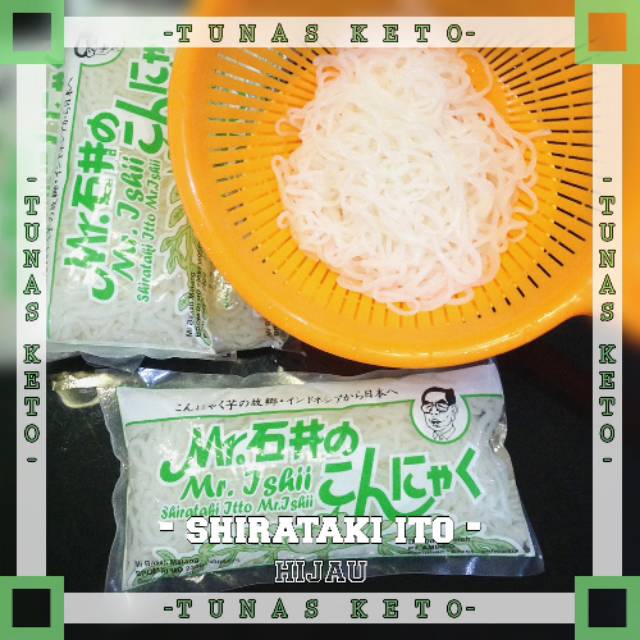 

Mie Shirataki basah 1 carton isi 25 bks