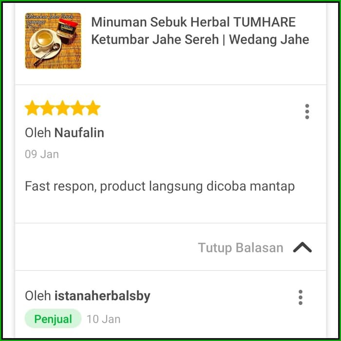 Minuman Herbal Ketumbar : Jual Minuman Herbal Tumhare ...