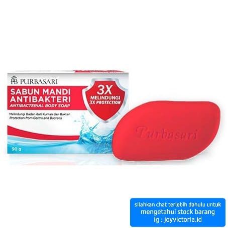 PURBASARI SABUN MANDI ANTIBAKTERI ANTIBACTERI BATH SOAP KESEHATAN 90GR