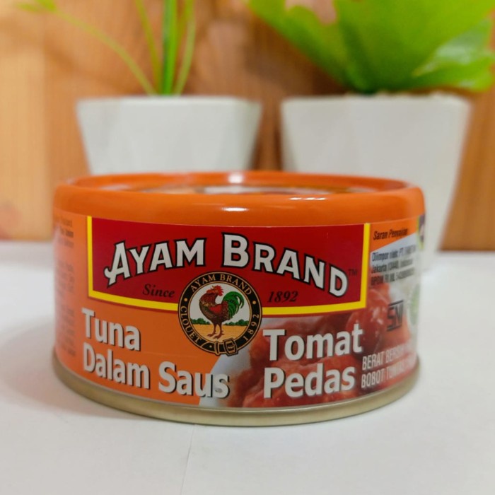 

Gg01Hh Ikan Tuna Kaleng Tomat Hot Ayam Brand 160Gr Ds01Gkk