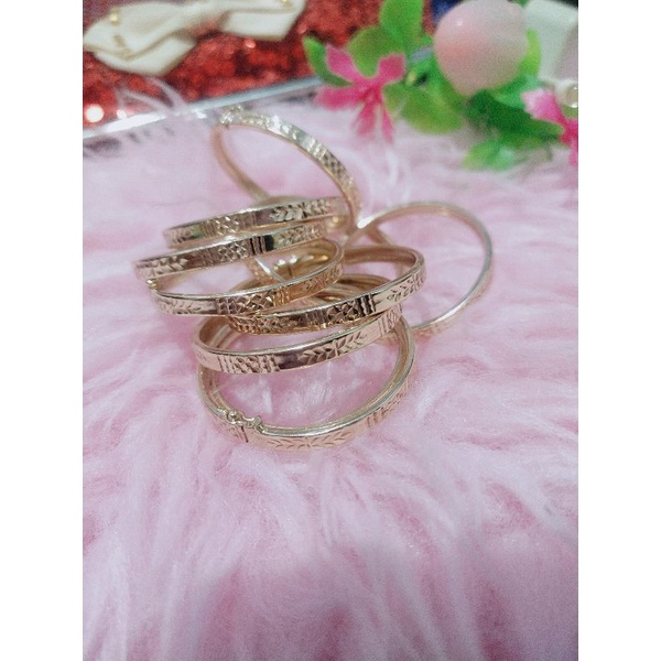 Gelang EMAS SWASA Paket HEMAT Gelang Bayi isi 10 size 3.5cm dan 4cm