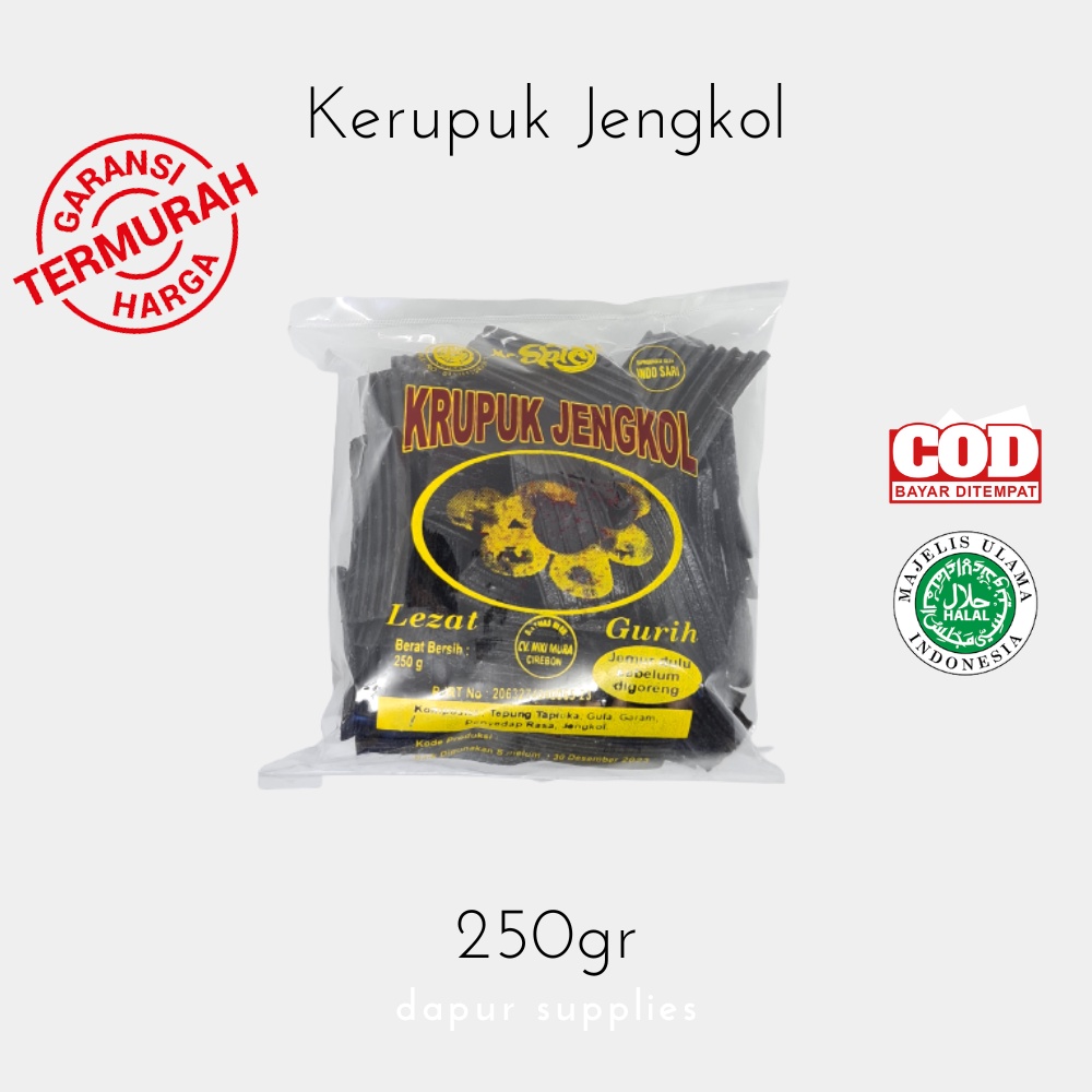 Kerupuk Jengkol Hitam /Jengkol Bean Cracker – Mr Spicy 250g