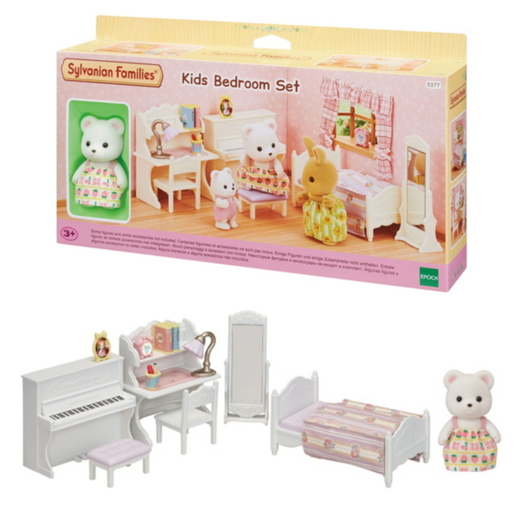 Sylvanian Families Kids Bedroom Set Mainan Anak Original Playset