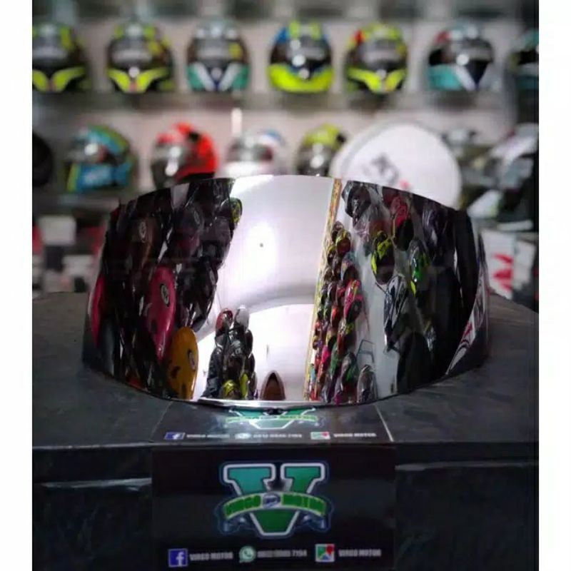 VISOR KYT X-ROCKET IRIDIUM SILVER