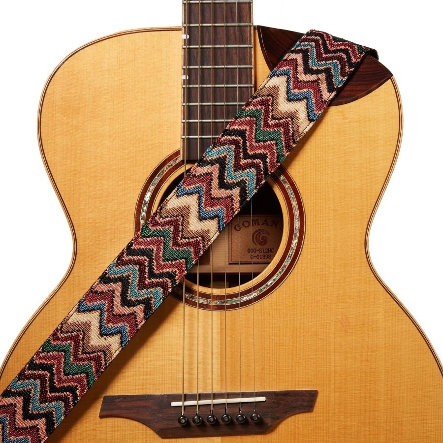 Amumu CO08J Strap Gitar motif Chevron Jacquard Woven