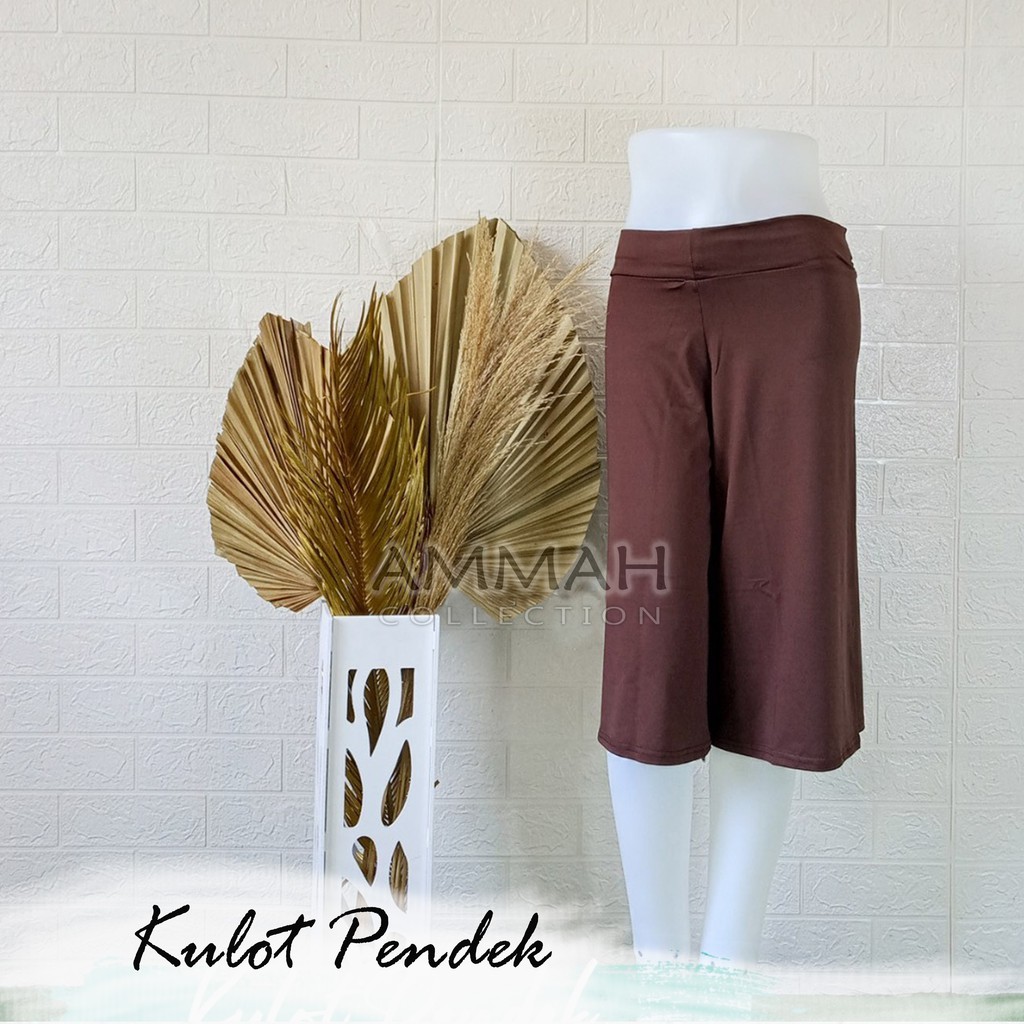 Celana Kulot Pendek Celana Bahan Pendek Bahan Jersey