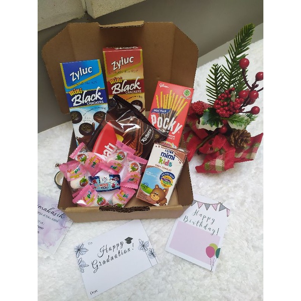 snack box, hampers snack box, gift box, snack box murah