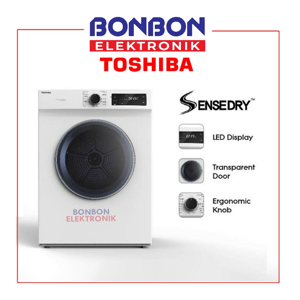 Toshiba Dryer Front Loading 8KG TD-H80SEN / TDH80SEN