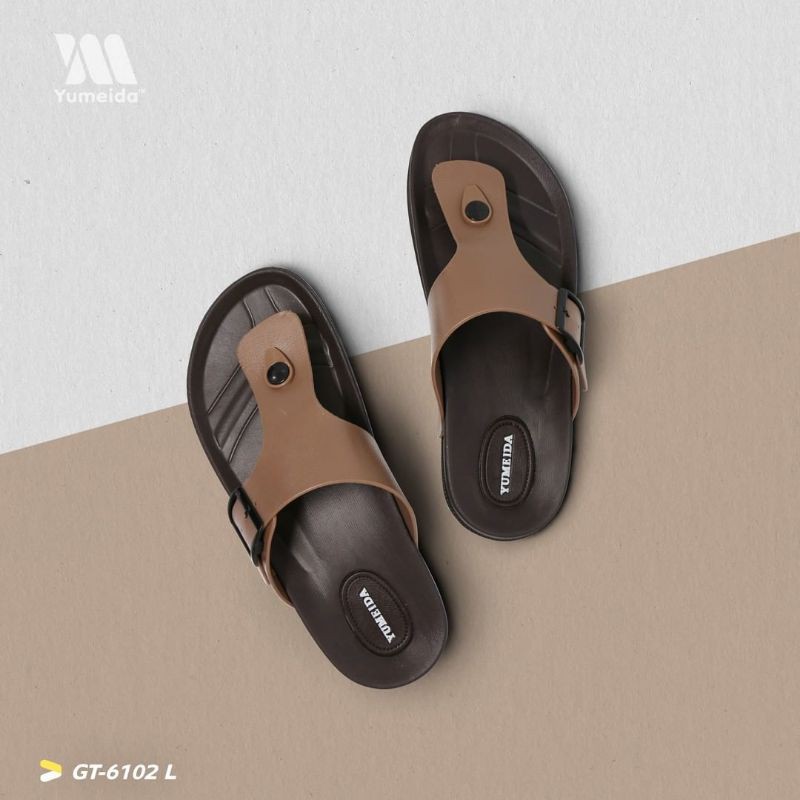 SANDAL KARET JEPIT PRIA YUMEIDA GT 6102